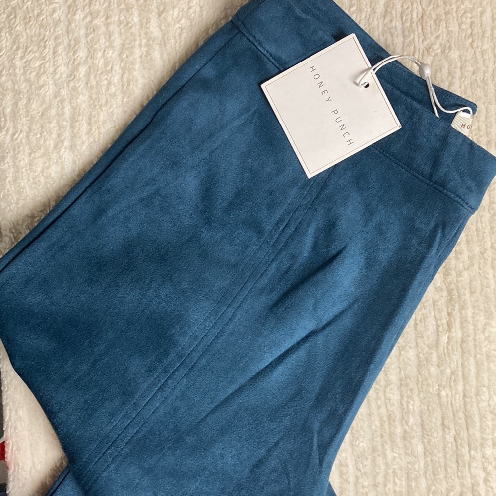 HONEY PUNCH FAUX SUEDE PANTS